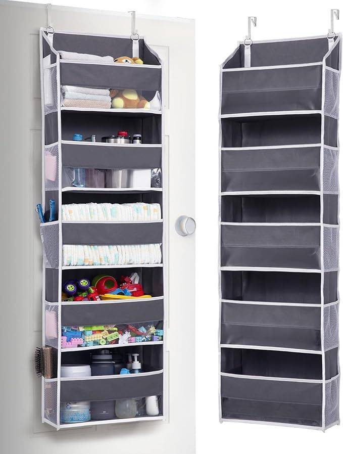 1 Pack Over Door Organizer Large Pockets  Mesh Side