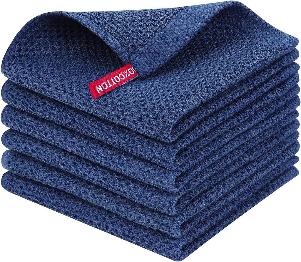 100% Cotton Waffle Weave Kitchen Dish Cloths
