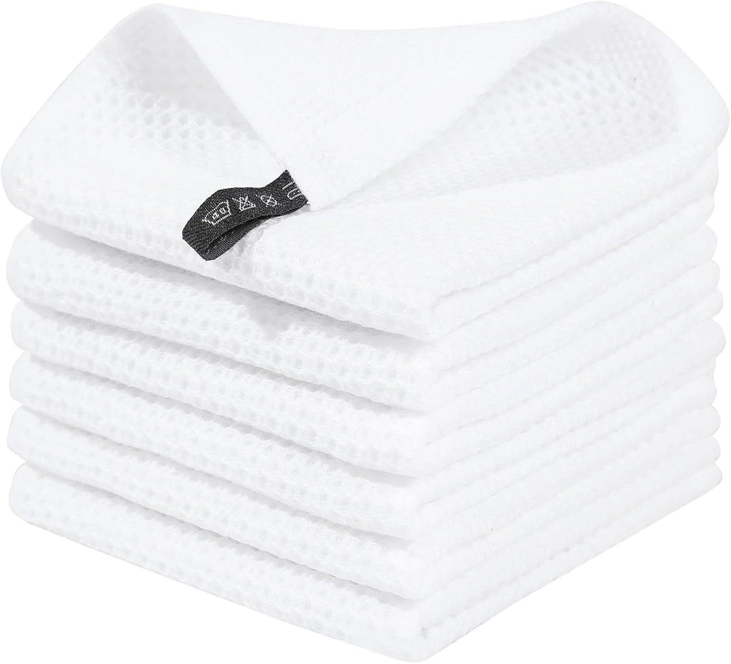 100% Cotton Waffle Weave Kitchen Dish Cloths