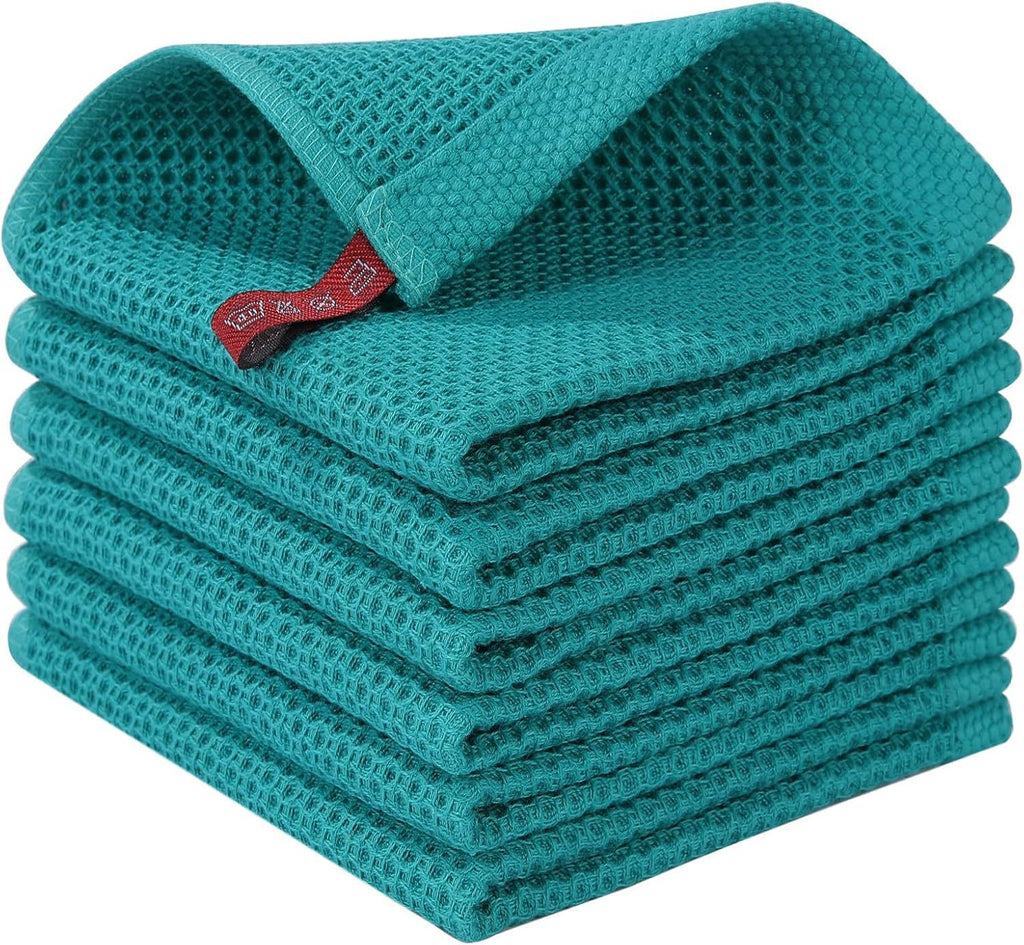 100% Cotton Waffle Weave Kitchen Dish Towels