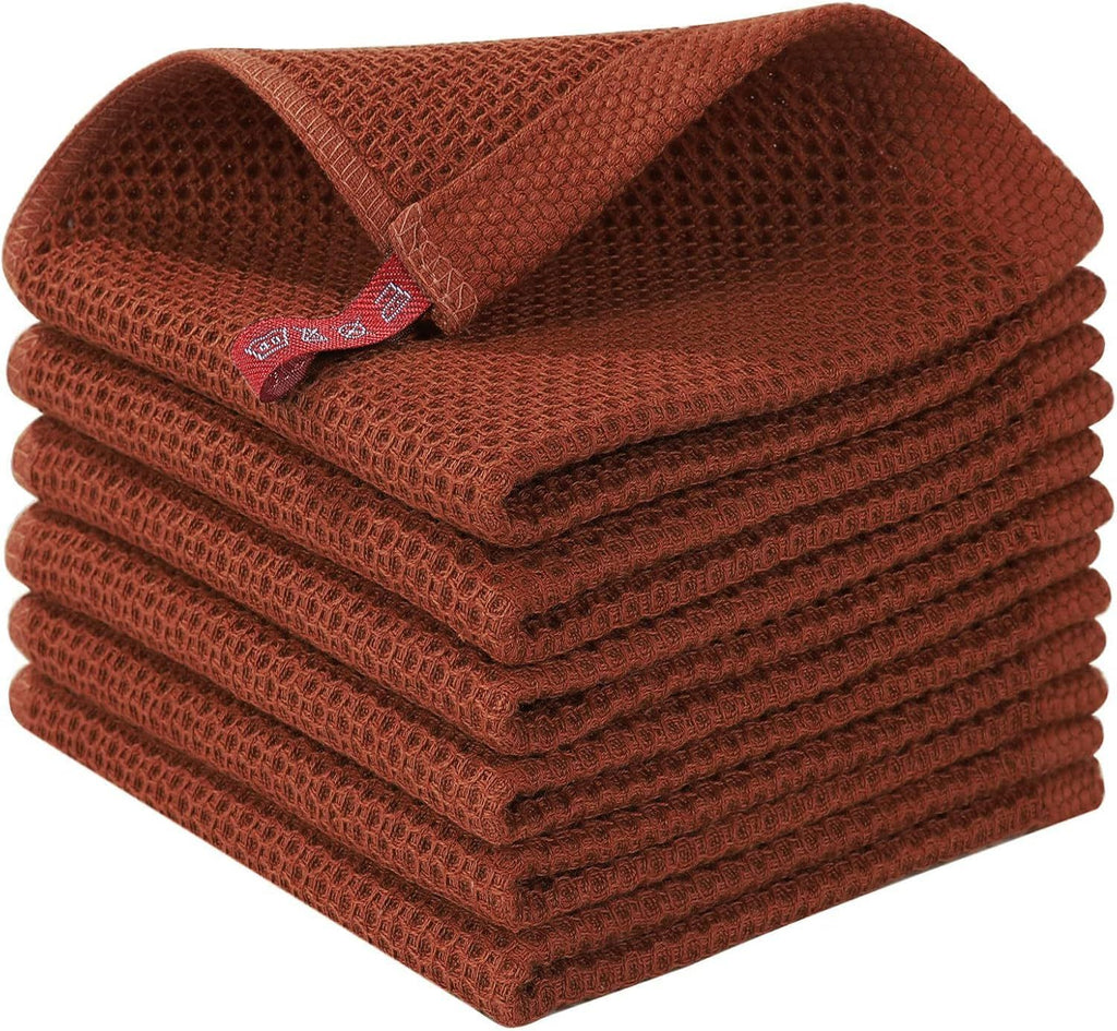 100% Cotton Waffle Weave Kitchen Dish Towels