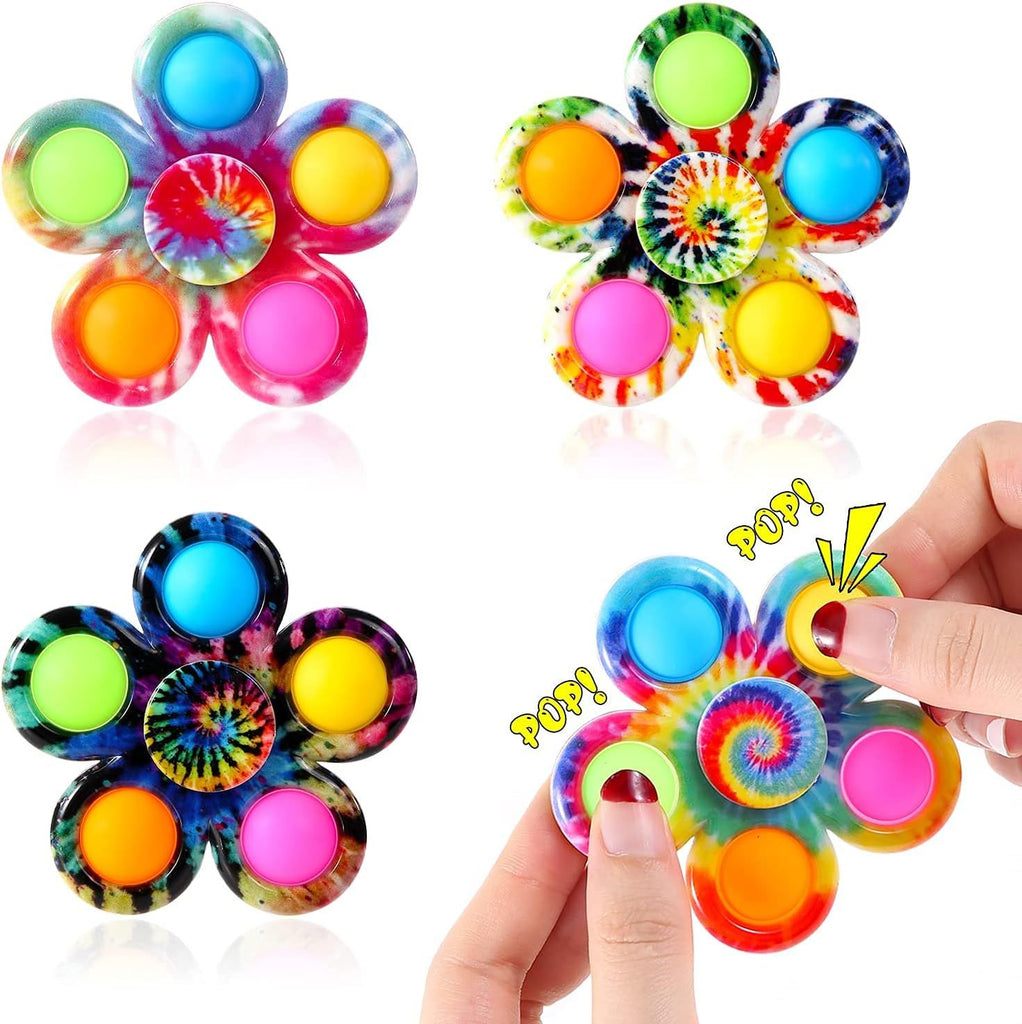 12 Pack Fidget Spinners for Kids Adults Party Favors, Pop Fidget Toys Bulk for Stress Anxiety ADHD Relief, Party Gifts Halloween Goodie Bag Stuffers Treasure Box Toys for Classroom Prizes