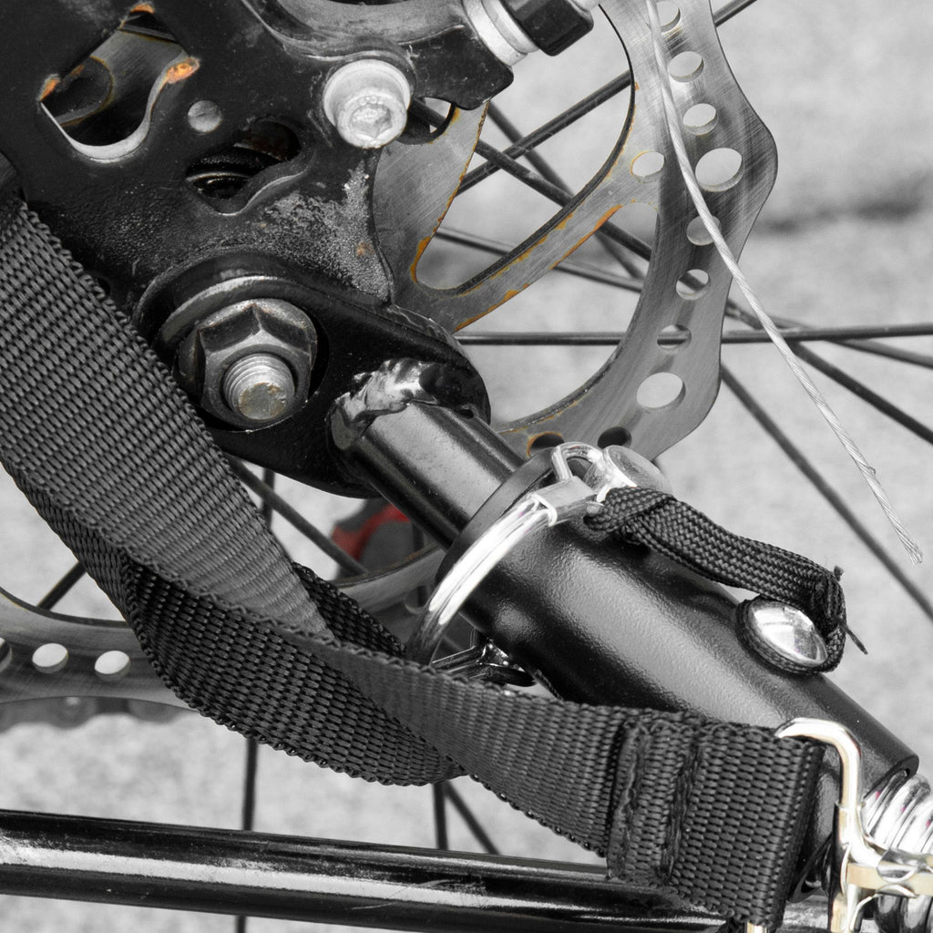 BikeTrailer Hitch, Steel Type 'B' Bicycle Trailer, Powder Coating, Cargo Hitch Coupler, for Cargo, Child and Pet Trailers, Black