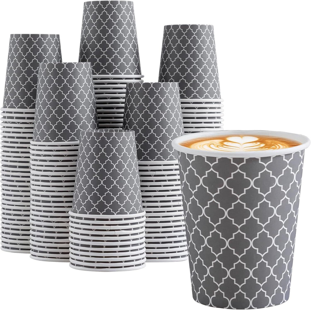 Coffee Cups 10 oz 400 Pack, Disposable Paper Coffee Cups, Disposable Cups,10 oz Hot Cup,10oz Paper Insulated Cup for Cold Hot Drinks (No Lids)