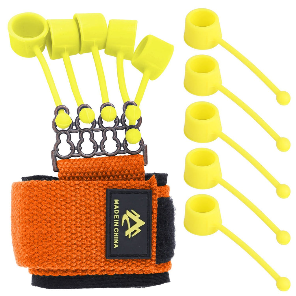 Finger Exerciser Hand Grip Strength Trainer for Athletes Musicians Physical Therapy Finger Resistance Band