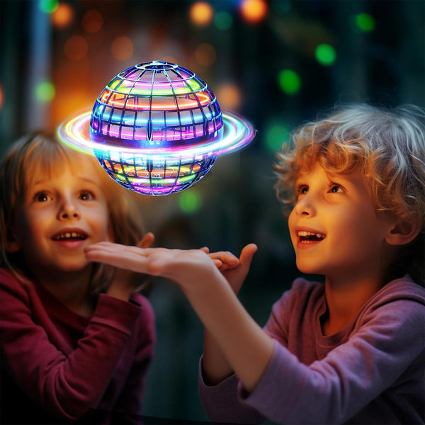 Flying Orb Ball (Blue, 2025 Upgraded) with Dazzling Lights, Magic Hover Spinner, Cool Boomerang Drone, Floating Cosmic Globe image 2