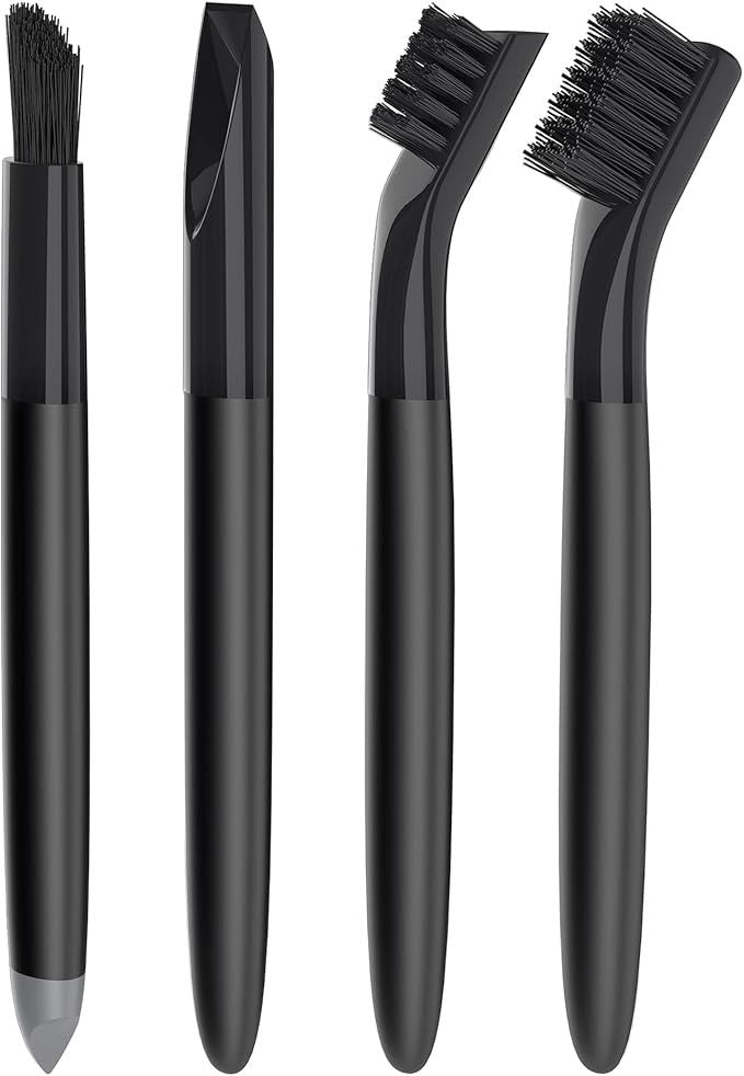 Grout Cleaner Brush Set - Detail Cleaning Brush Set for Tile, Sink, Drain, Grout and Edge, Crevice Cleaning