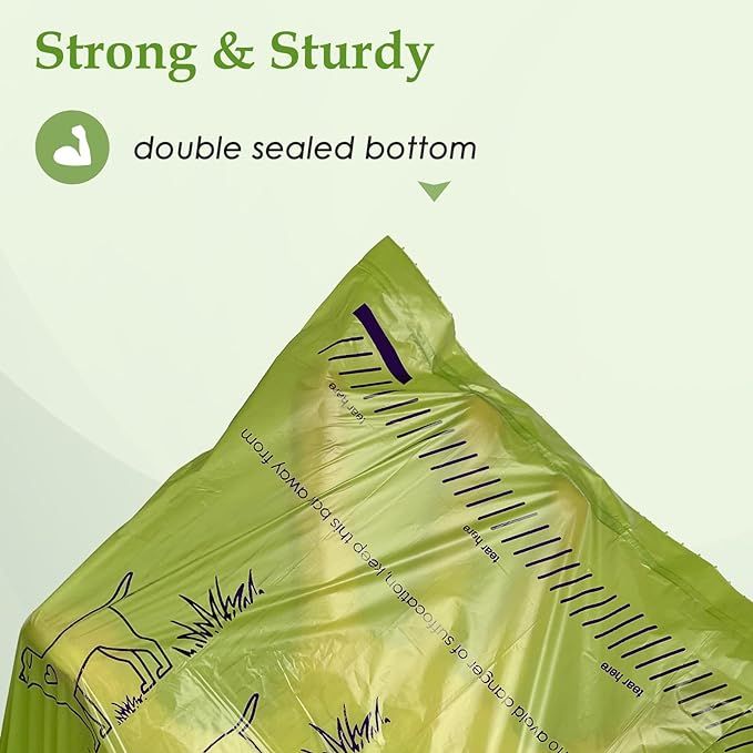 Lavender Scented  Dog Poop Bags Rolls Leakproof