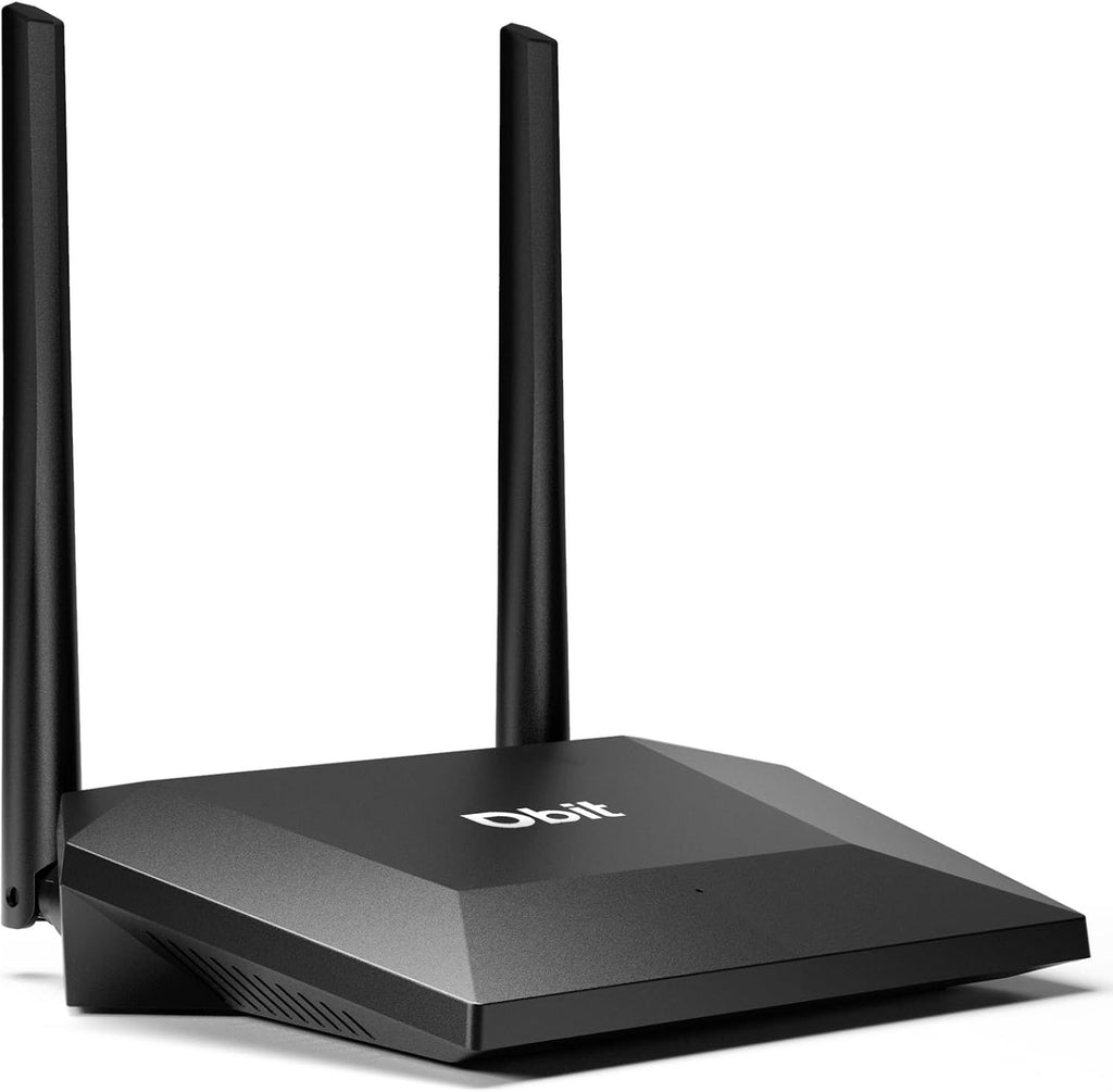 N300 Easy Setup Wireless Wi-Fi Router Smart Home Internet Router - 2 x High Power Antennas, 4 x Fast Ethernet Ports, Supports Wireless Repeater, WISP Mode (T1 Pro)