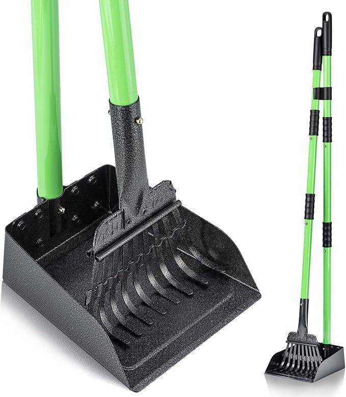 Pooper Scooper Dog Pooper Scooper Handle Stainless Metal