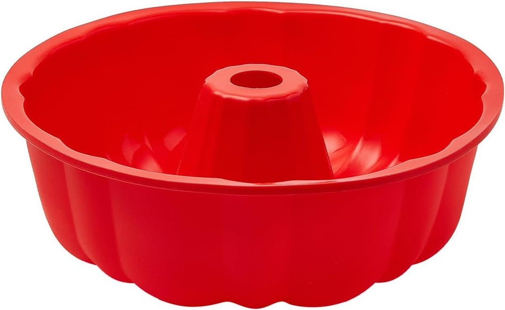 silicone cake pan, silicone Cake Molds, Bakeware Non Stick 10 inch Pan for Jello,Gelatin,cake, Silicone Baking Molds for Cakes, Round Baking Pan (1 pack)