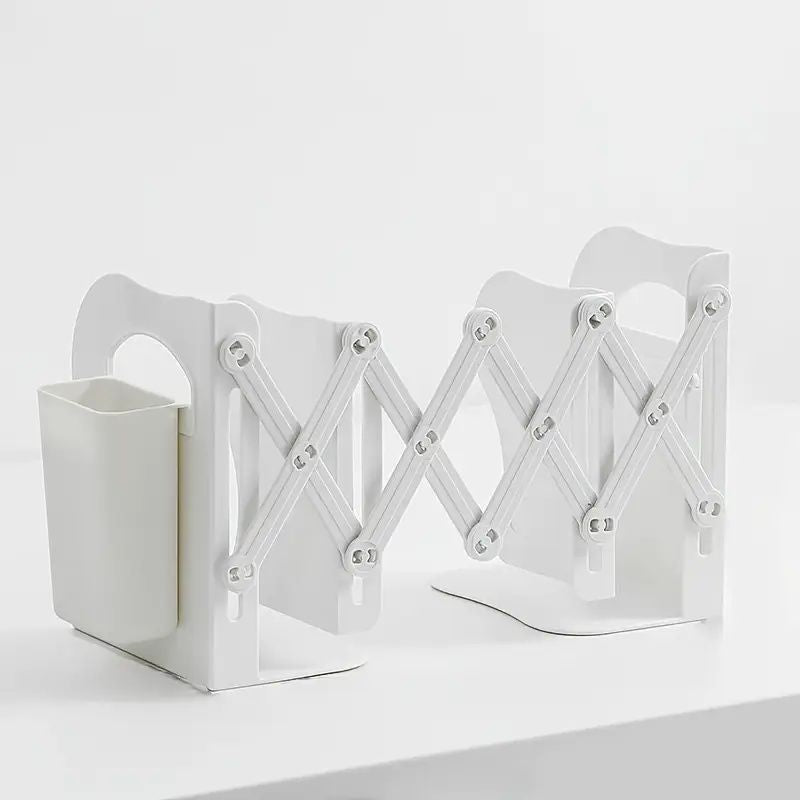 The Adjustable Bookshelf Consists of Two Parts, a Creative Extension of The Bookshelf, Perfect for Students, Made of Durable Materials, Can Accommodate Multiple Books