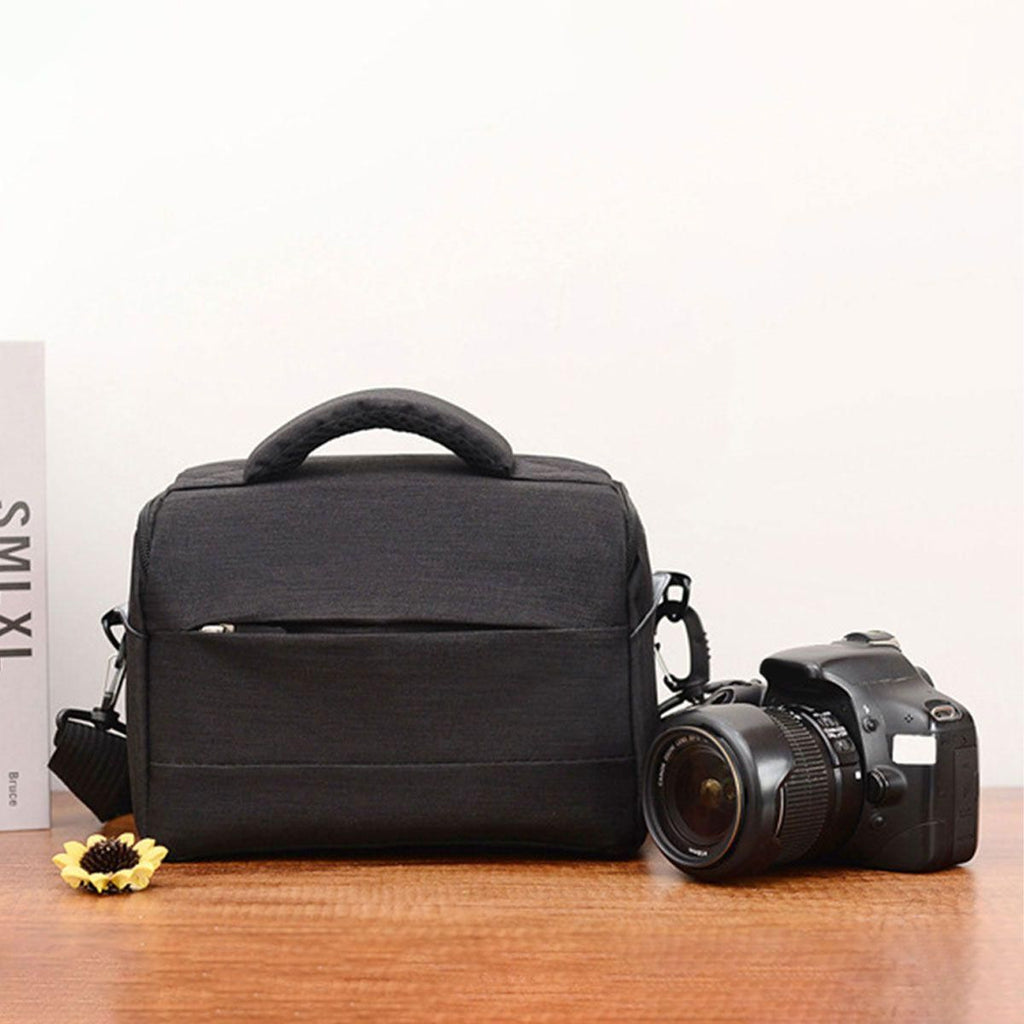 Thickened S-shaped anti-collision camera storage bag, handheld crossover dual-use micro single bag, outdoor portable lens digital bag